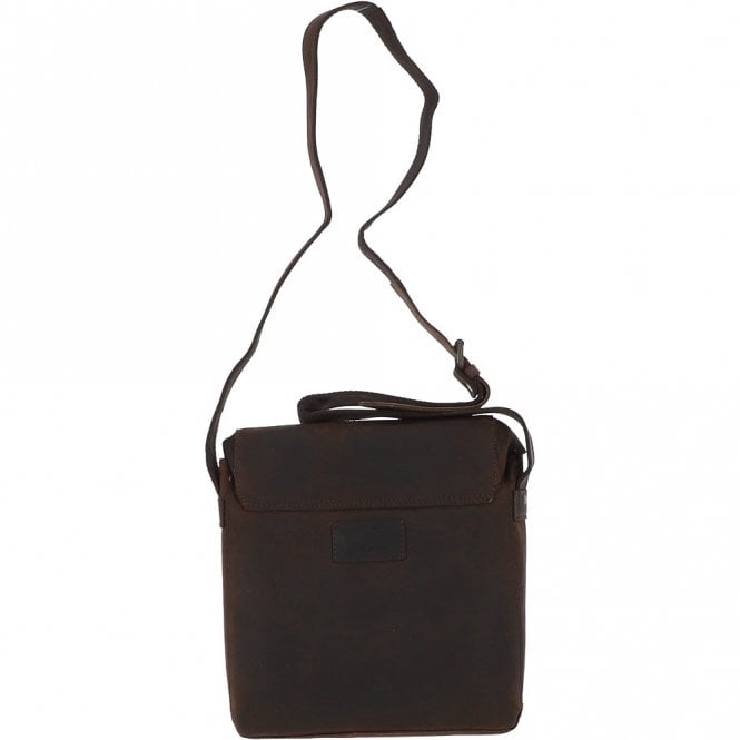Ashwood Leather Tablet Friendly Medium Vintage Leather Messenger Bag Brown: Monti