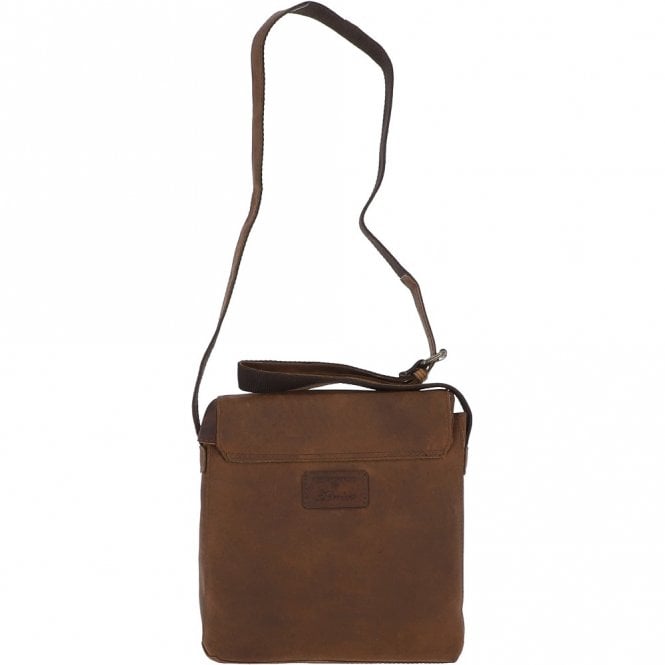 Ashwood Leather Tablet Friendly Medium Vintage Leather Messenger Bag Tan: Monti