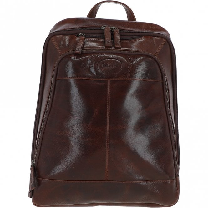 ashwood leather Unisex Ashwood Hi Veg Leather Backpack Tempo Brown : 8144