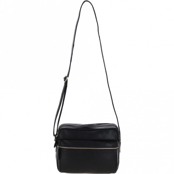 ashwood leather Unisex Ashwood Leather Body Bag – Black: T-72