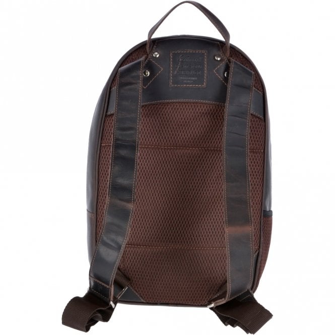 Ashwood Leather Unisex Leather Oily Hunter Backpack Brown : 1663