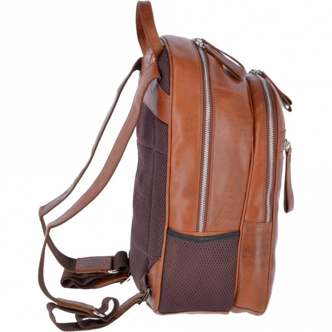 Ashwood Leather Unisex Leather Oily Hunter Backpack Tan : 1663