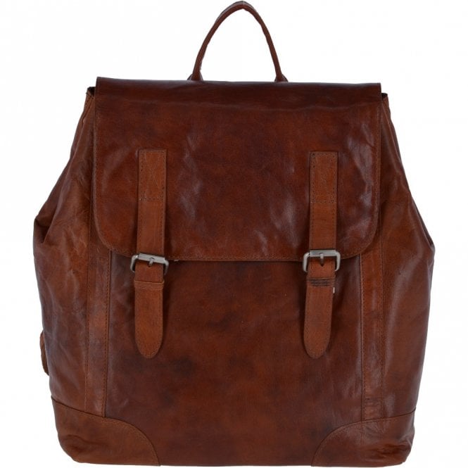 ashwood leather Unisex Leather Vintage Backpack Tan : F-86 ashwood leather Unisex Leather Vintage Backpack Tan : F-86