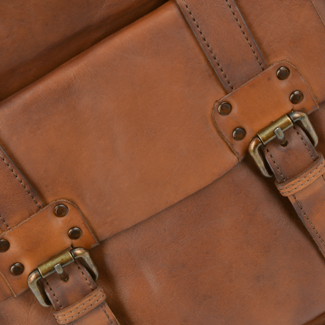 Ashwood Leather Unisex Leather Vintage Wash Backpack Rust : 7999