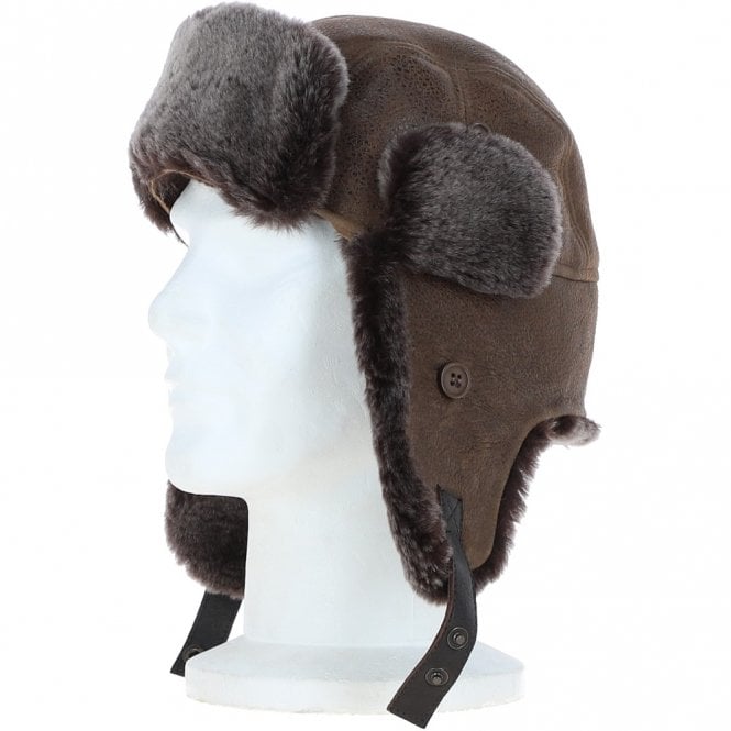 Ashwood Leather Unisex Sheepskin Ashwood Hat - Tabacco: KE-700