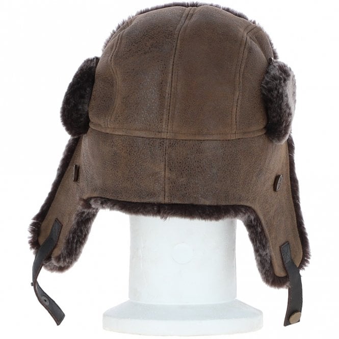 Ashwood Leather Unisex Sheepskin Ashwood Hat - Tabacco: KE-700