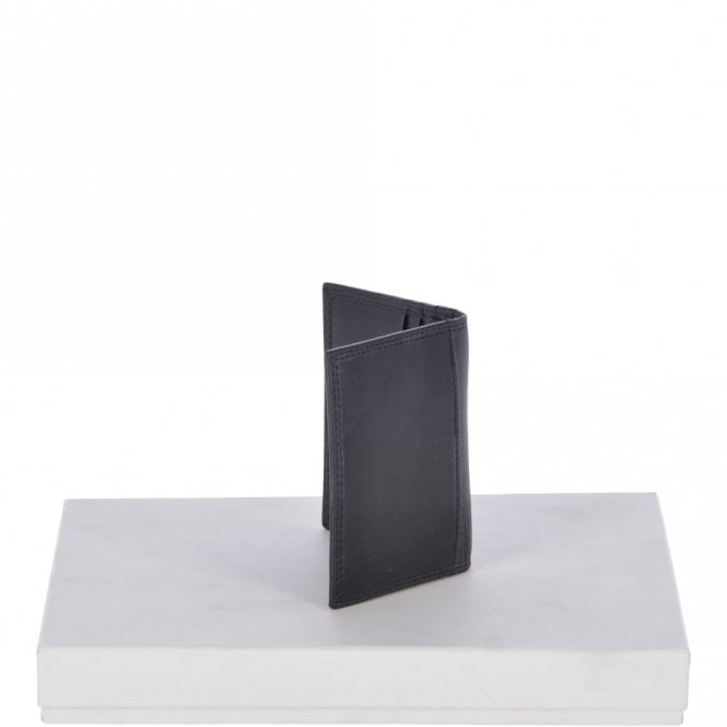 Ashwood Leather Vegetable Tanned 8 Card Holder Wallet Black : 1290-VT