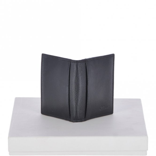Ashwood Leather Vegetable Tanned 8 Card Holder Wallet Black : 1290-VT