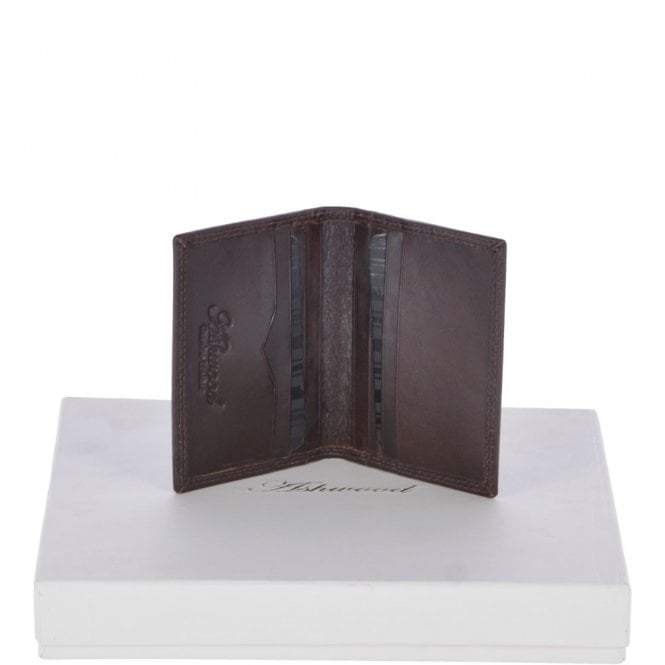 ashwood leather Vegetable Tanned 8 Card holder Wallet Brown : 1290-VT ashwood leather Vegetable Tanned 8 Card holder Wallet Brown : 1290-VT