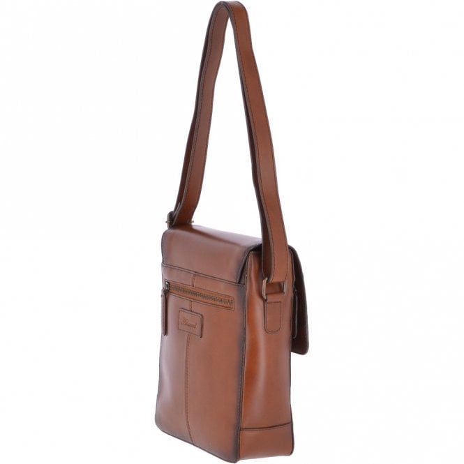 Ashwood Leather Vegetable Tanned Leather A4 Travel Bag Tan : Jones