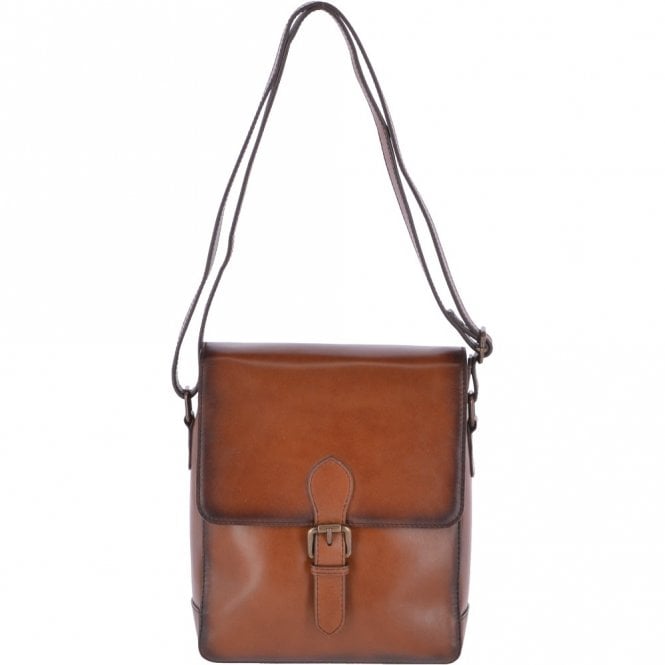 ashwood leather Vegetable Tanned Leather A4 Travel Bag Tan : Jones