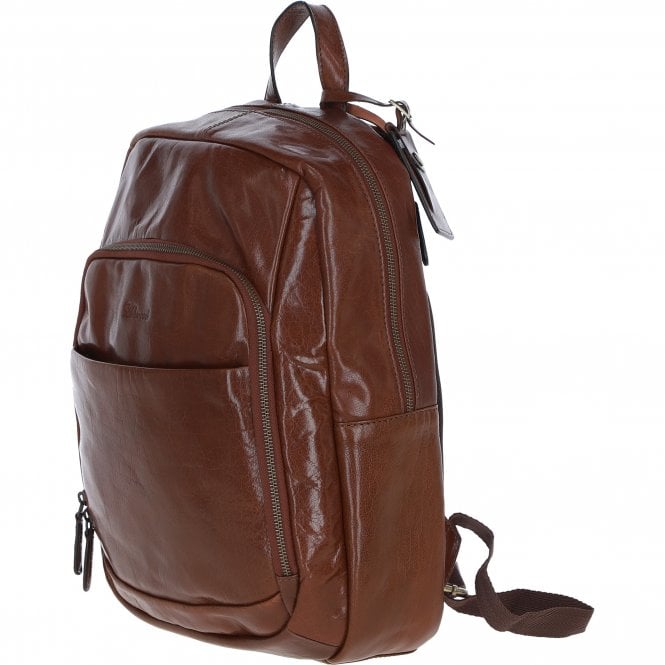 Ashwood Leather Vegetable Tanned Leather Backpack Chestnut : 11319