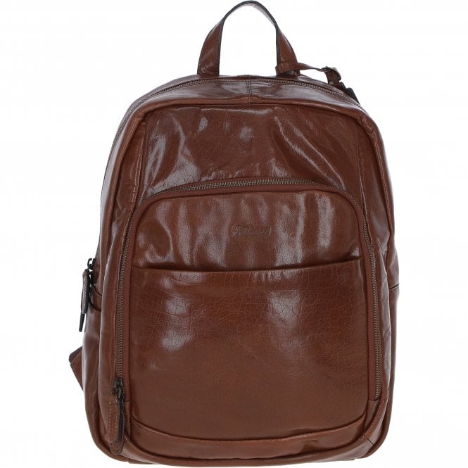 ashwood leather Vegetable Tanned Leather Backpack Chestnut : 11319