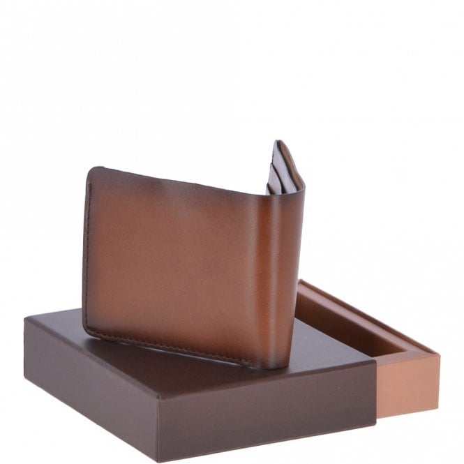 Ashwood Leather Vegetable Tanned Leather Classic 3 Card & Coin Pocket Billfold Wallet Tan : 1994