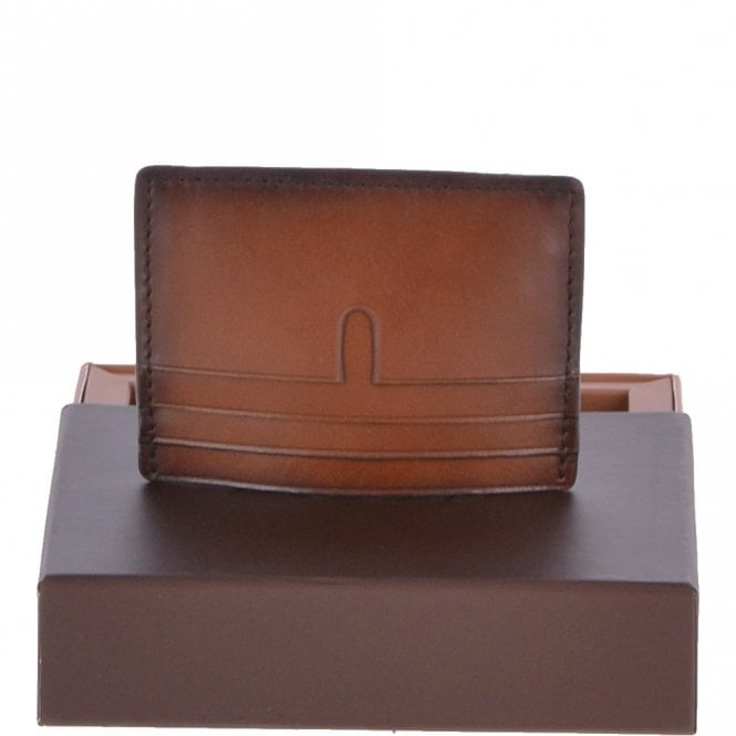Ashwood Leather Vegetable Tanned Leather Classic 6 Card Holder Wallet Tan : 1991