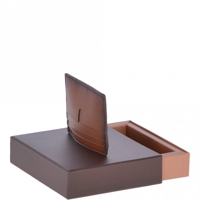 Ashwood Leather Vegetable Tanned Leather Classic 6 Card Holder Wallet Tan : 1991