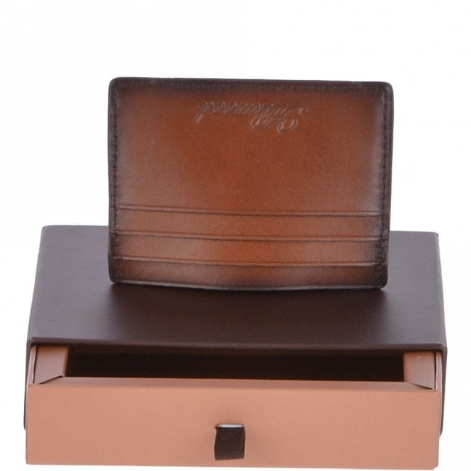 ashwood leather Vegetable Tanned Leather Classic 6 Card Holder Wallet Tan : 1991