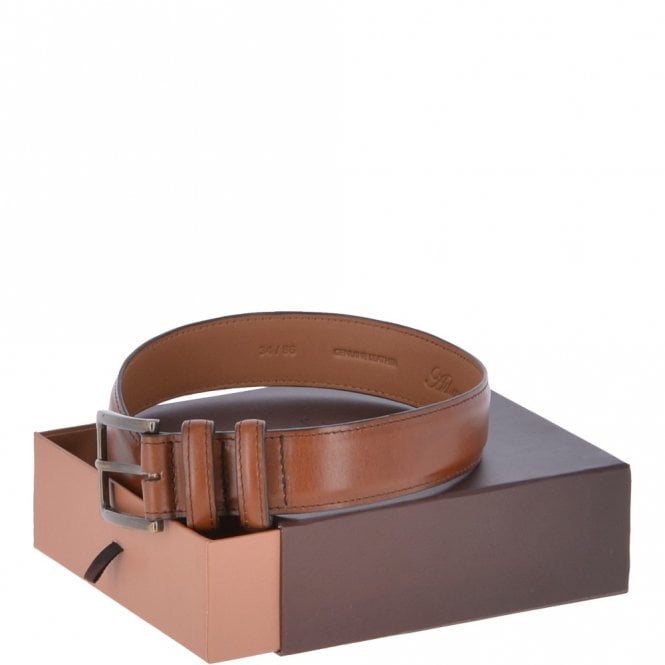 Ashwood Leather Vegetable Tanned Leather Classic Belt Tan : 1996