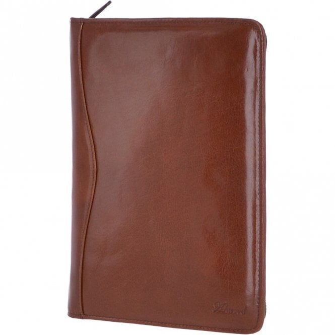 Ashwood Leather Vegetable Tanned Leather Document Holder Chestnut : A4 Sleeve