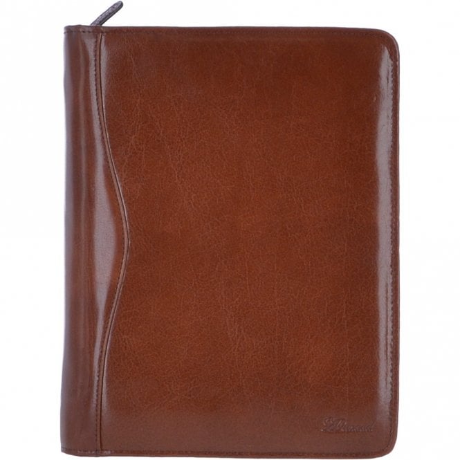 ashwood leather Vegetable Tanned Leather Document Holder Chestnut : A4 Sleeve