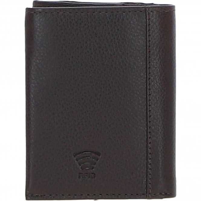 Ashwood Leather Versatile Ashwood Leather X Harris Tweed RFID Secure Wallet Brown/Green: TW-17-09-BG