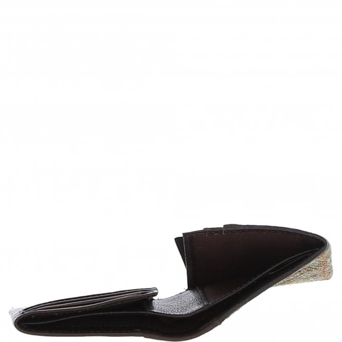 Ashwood Leather Versatile Ashwood Leather X Harris Tweed RFID Secure Wallet Brown/Green: TW-17-09-BG