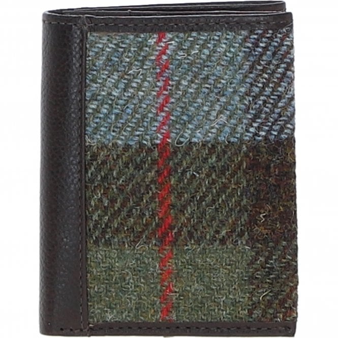 ashwood leather Versatile Ashwood Leather x Harris Tweed RFID Secure Wallet Brown/Mcload: TW-17-01-BM