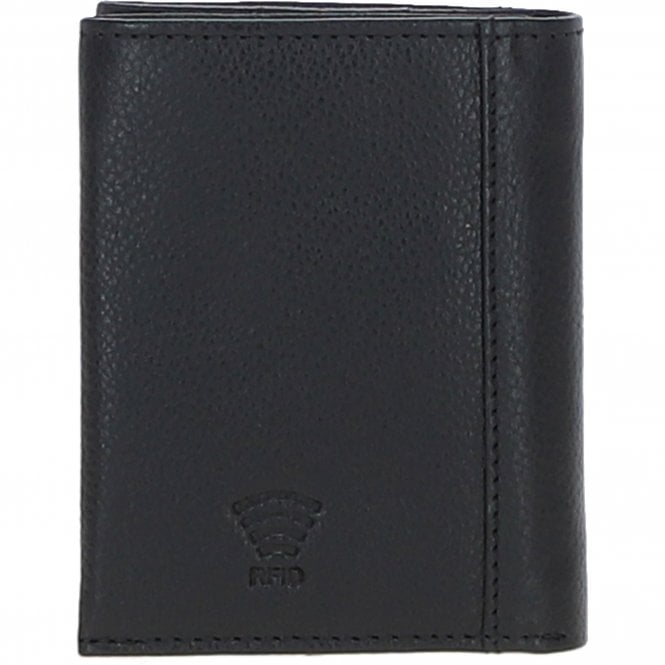 Ashwood Leather Versatile Ashwood Leather X Harris Tweed RFID Secure Wallet Black/Watch: TW-17-03-BW