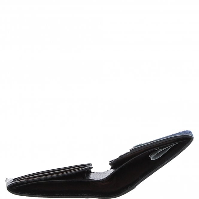 Ashwood Leather Versatile Ashwood Leather X Harris Tweed RFID Secure Wallet Black/Watch: TW-17-03-BW