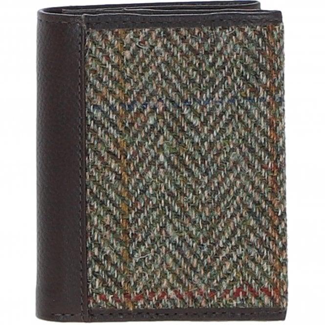ashwood leather Versatile Ashwood Leather x Harris Tweed RFID Secure Wallet Brown/Green: TW-17-09-BG ashwood leather Versatile Ashwood Leather x Harris Tweed RFID Secure Wallet Brown/Green: TW-17-09-BG