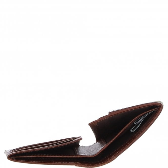 Ashwood Leather Versatile Ashwood Leather X Tweed RFID Secure Wallet Tan/Green Check: TW-17-010-TGNH