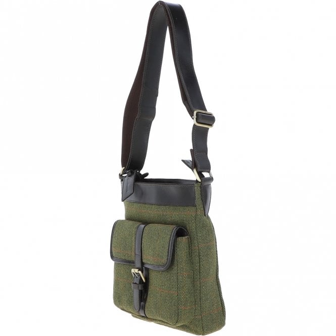 Ashwood Leather Vintage Hunter Leather Travel Bag Tweed : Doug