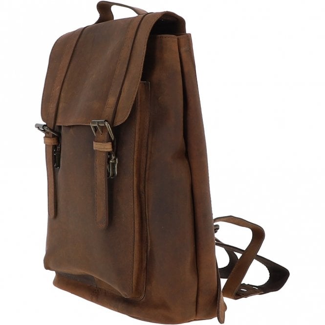 Ashwood Leather Vintage Leather Backpack Tan 2: Ryan