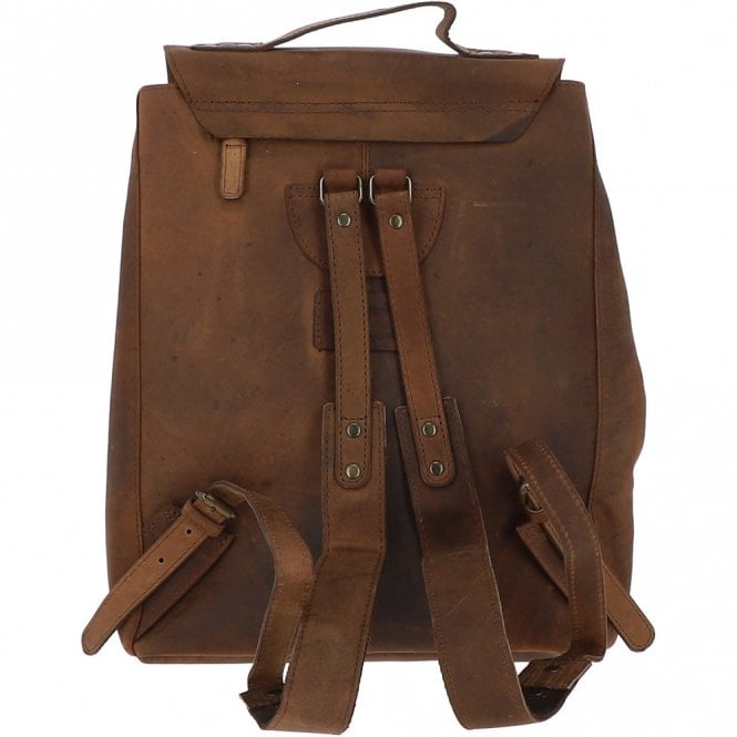 Ashwood Leather Vintage Leather Backpack Tan 2: Ryan