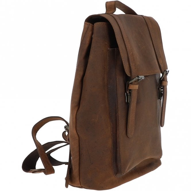 Ashwood Leather Vintage Leather Backpack Tan 2: Ryan