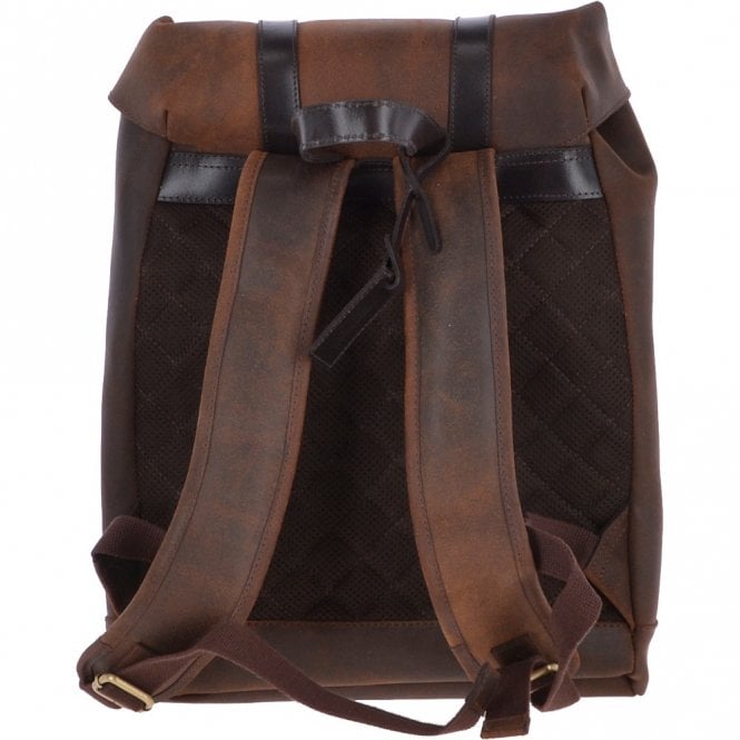 Ashwood Leather Vintage Oily Hunter Leather Backpack Brown: Kane