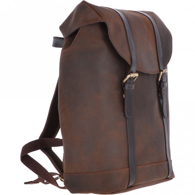 Ashwood Leather Vintage Oily Hunter Leather Backpack Brown: Kane