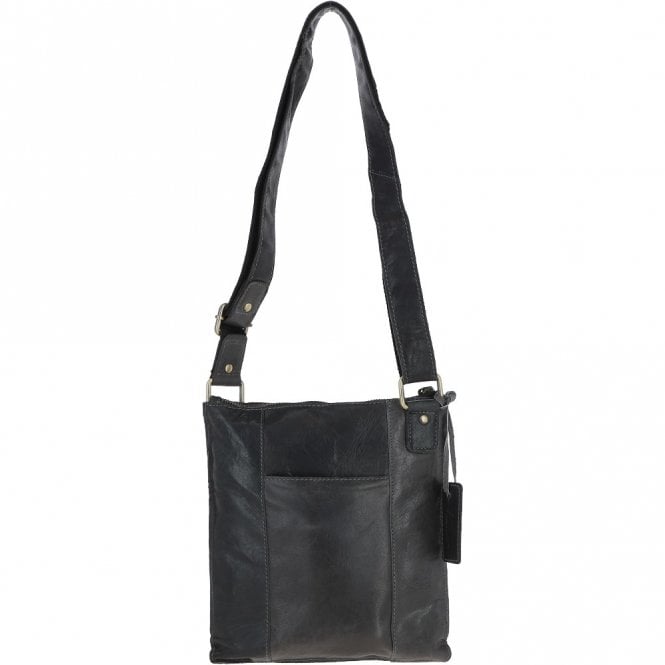 Ashwood Leather Vintage Small Leather Shoulder Bag Grey: G20