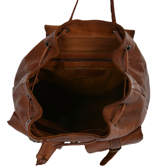 Ashwood Leather Vintage Wash Leather Rucksack Rust : 7990