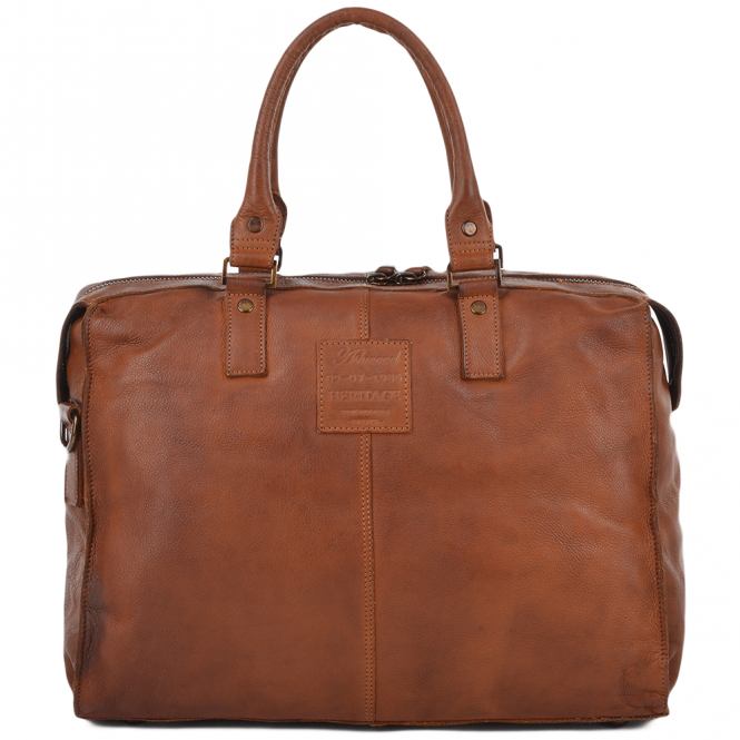 Ashwood Leather Vintage Weekend Leather Holdall Rust : 7997