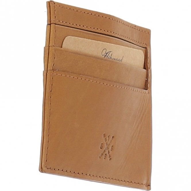 Ashwood Leather Waxy Leather Classic 6 Card Holder Wallet Cognac: W-84