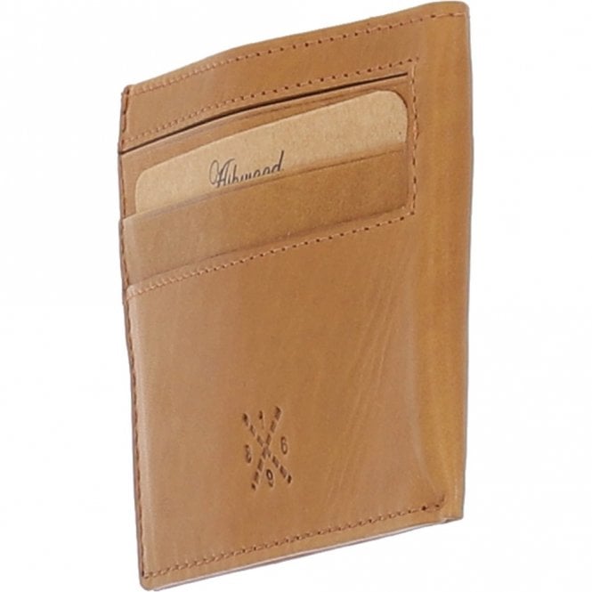 Ashwood Leather Waxy Leather Classic 6 Card Holder Wallet Cognac: W-84