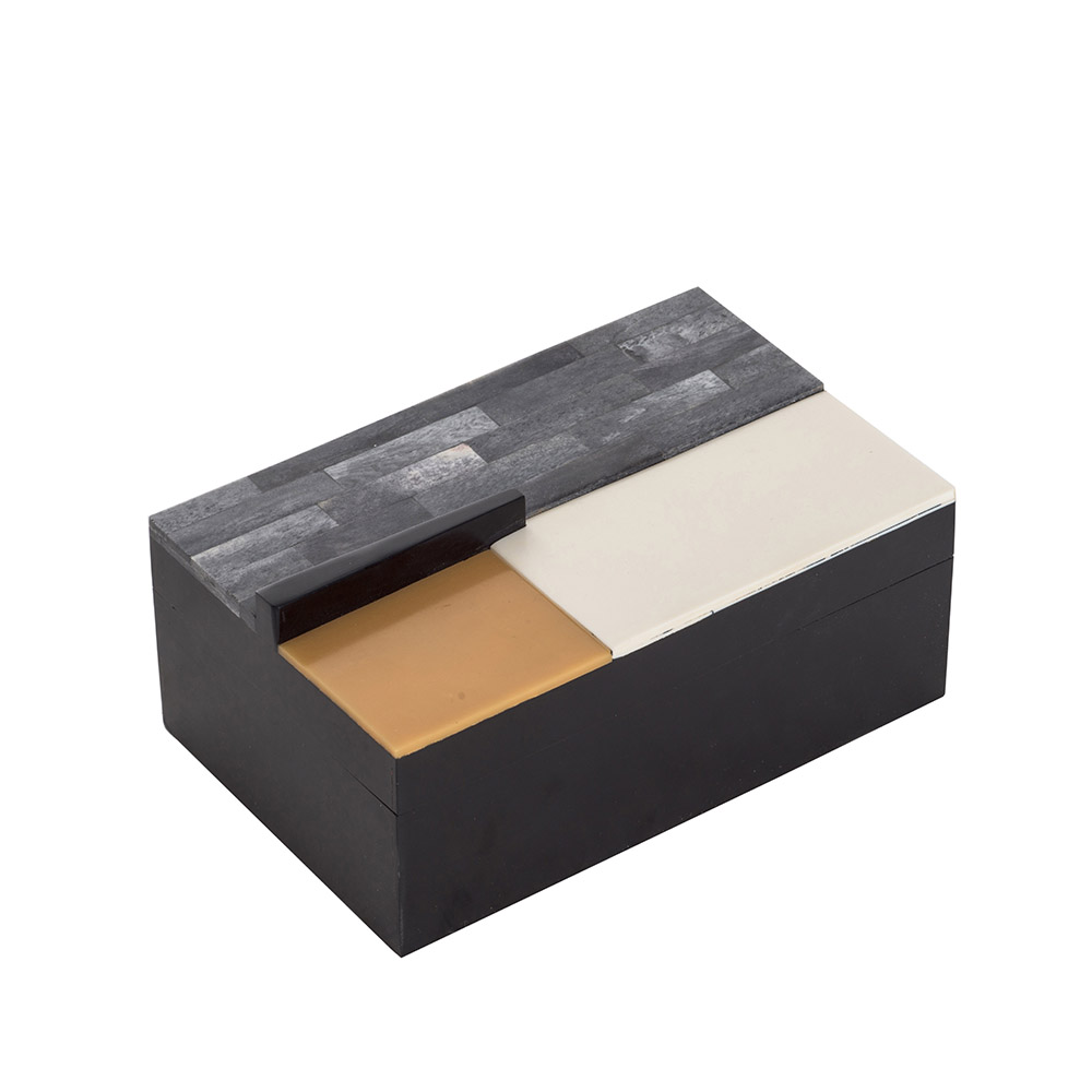 ashwood leather BOX BLACK AND BROWN