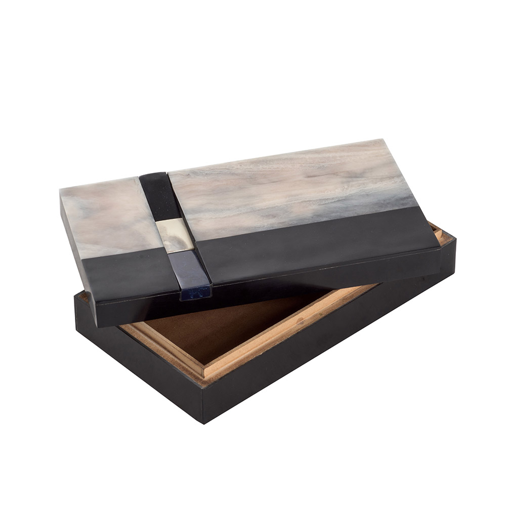 Ashwood Leather BOX BLACK AND GREY B