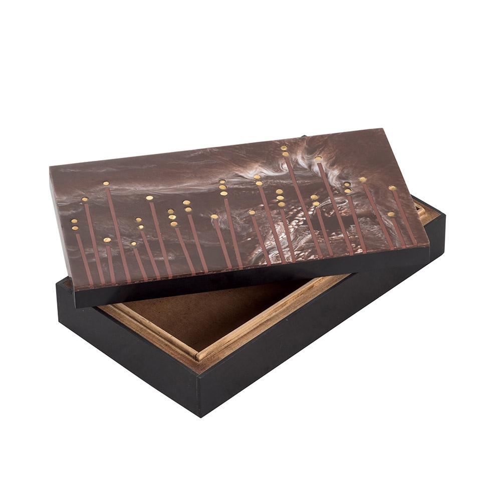 Ashwood Leather BOX PLANT EFFECT BROWN