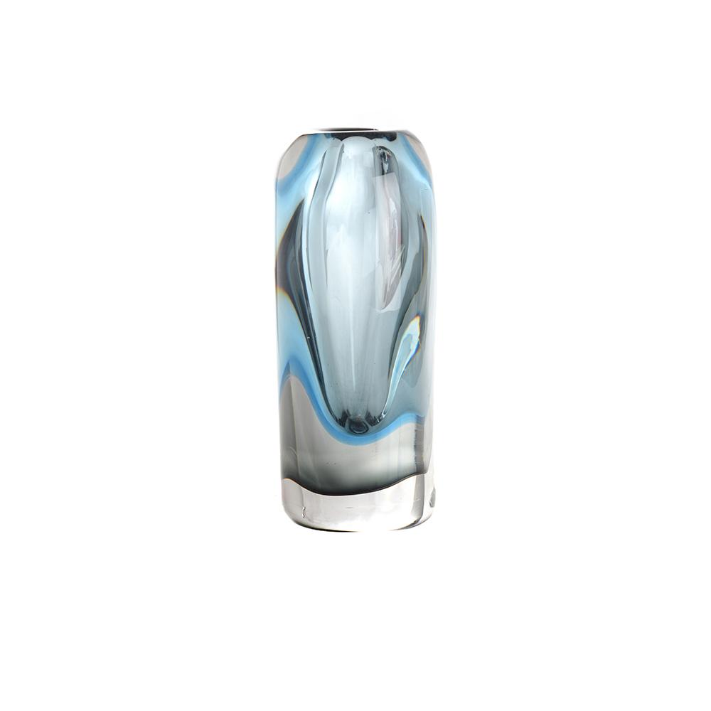 Ashwood Leather GLASS VASE NIOBE OCEAN