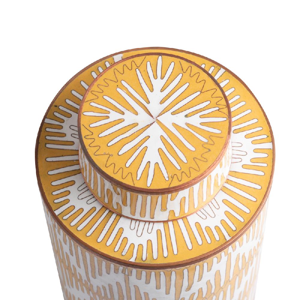 Ashwood Leather JAR MS ENAMELED SERENE YELLOW