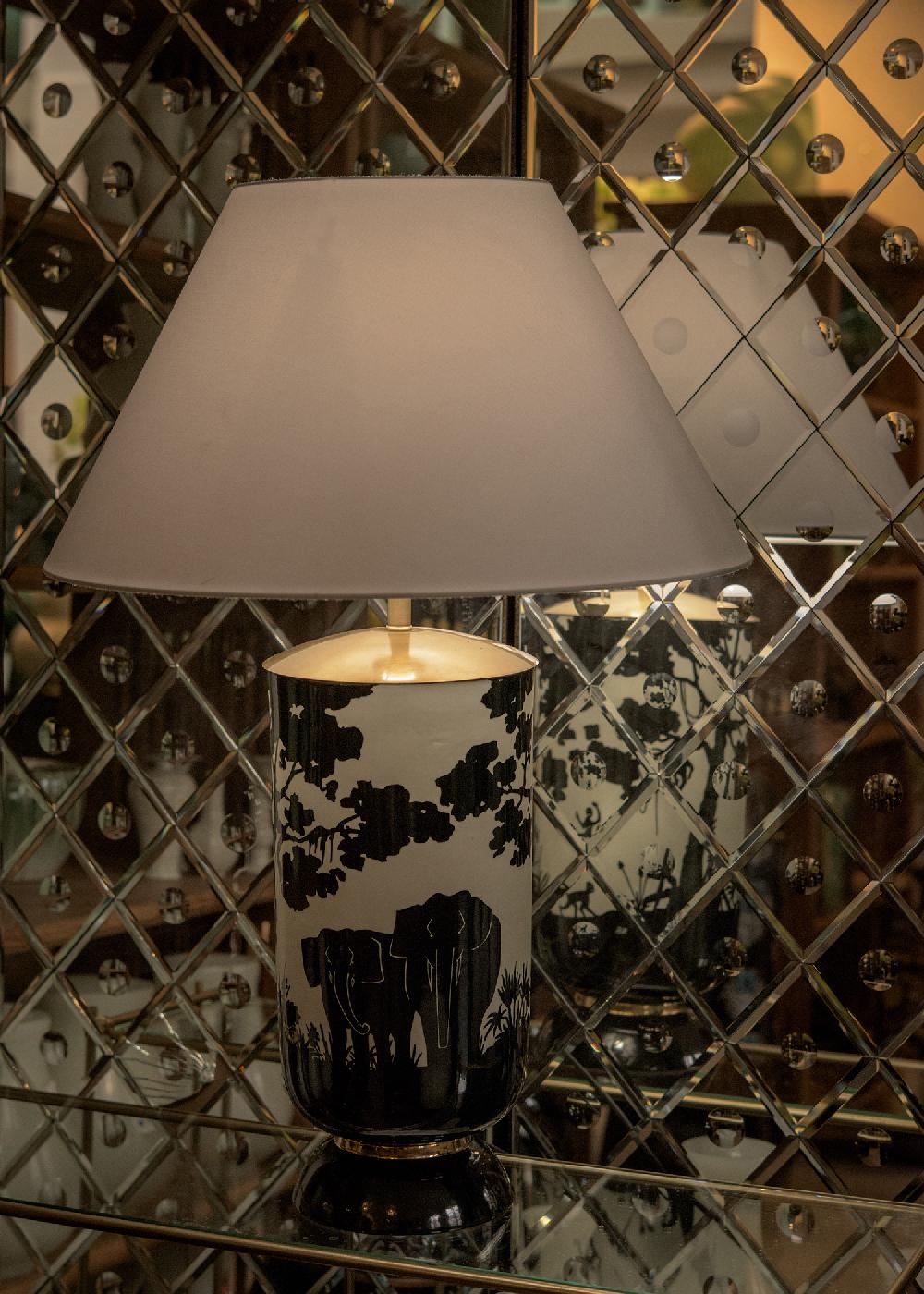 Ashwood Leather JUNGLE LAMP