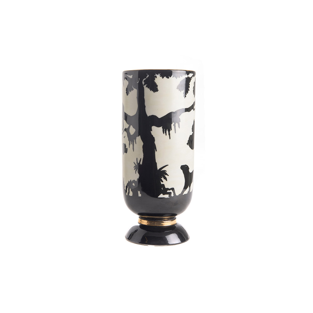 Ashwood Leather JUNGLE VASE