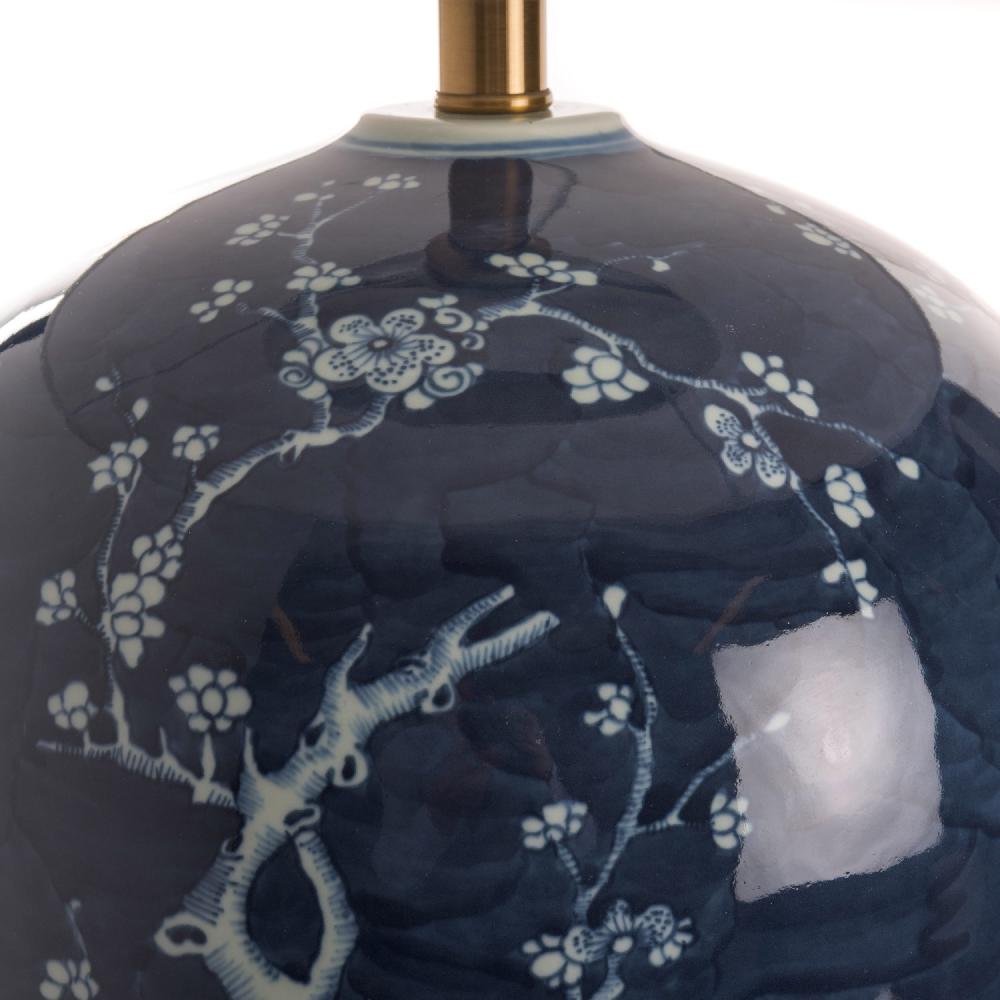 Ashwood Leather LAMP CHERRY TREE BLUE-E27